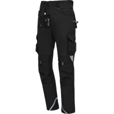 Nitras MOTION TEX PRO FX, darba bikses, garas, melnas, OEKO-TEX