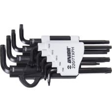 Unior 220/7TXPH Komplekts Atslēgas with TX profile and hole in plastic clip TX8 - 40