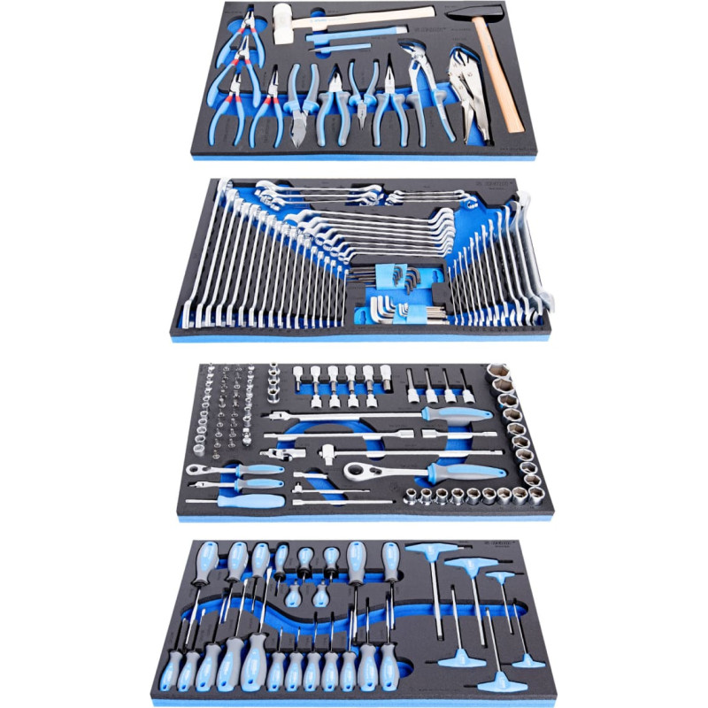Unior 1011B Komplekts hand tools in SOS tool tray 191