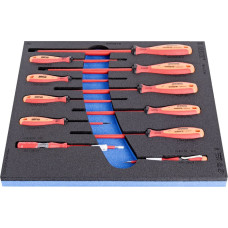 Unior 964VDE8A Komplekts insulated Plakans skrūvgriezis VDETBI in SOS tool tray 0