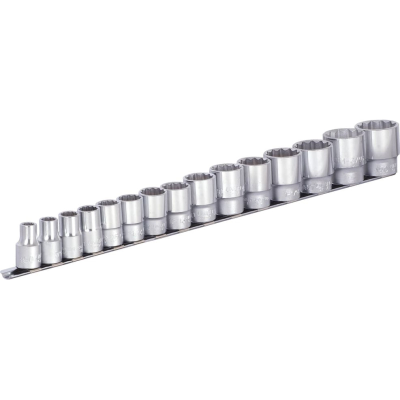 Unior 190H12P15IN Muciņu komplekts 1/2 uz sliedes 3/8-1.1/4/15