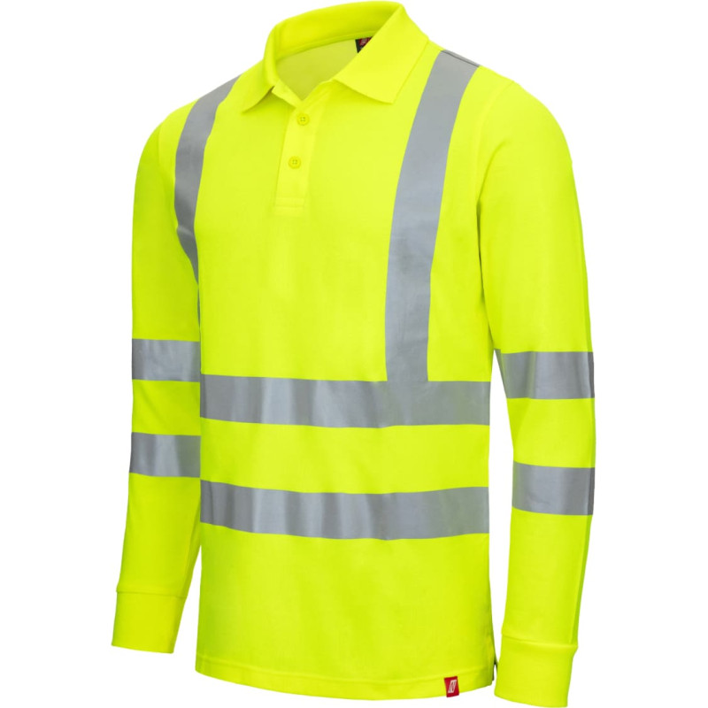Nitras MOTION TEX VIZ, labi redzams polo krekls ar garām piedurknēm, EN ISO 13688, EN ISO 20471, EN 13758-2