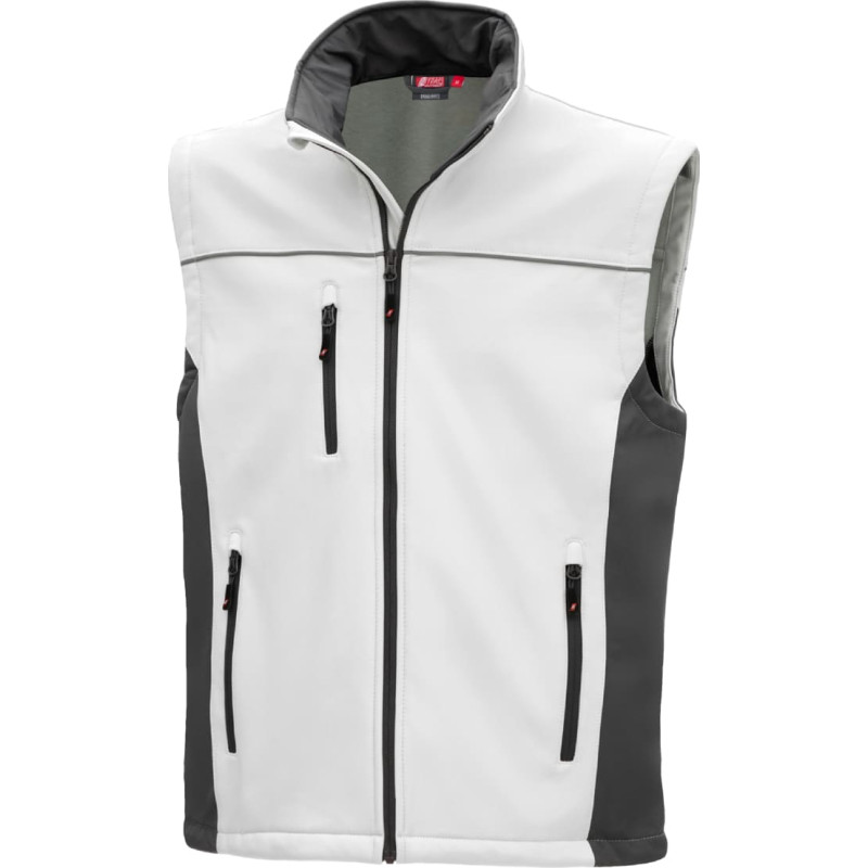 Nitras MOTION TEX LIGHT, softshell veste, balta/pelēka