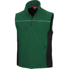 Nitras MOTION TEX LIGHT, softshell veste, zaļa/melna