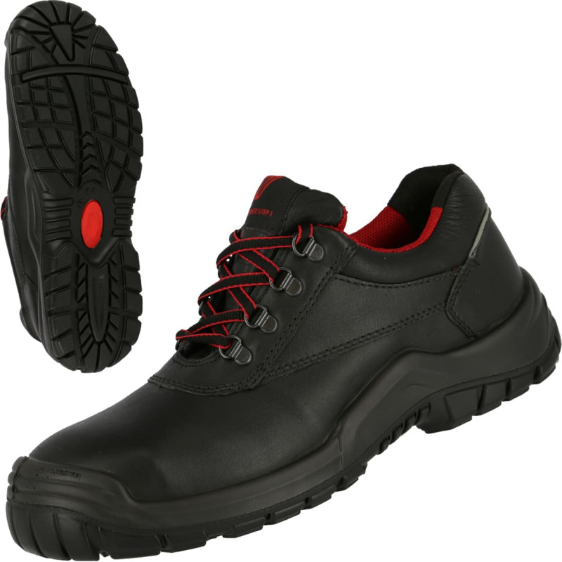 Nitras POWER STEP, S3 HI HRO drošības apavi, melni, EN ISO 20345, DGUV noteikums 112-191