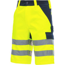 Nitras MOTION TEX VIZ, augstas redzamības darba bikses, īsas, EN ISO 13688, EN ISO 20471