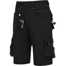 Nitras MOTION TEX PRO FX, darba bikses, īsas, melnas, OEKO-TEX