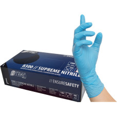 Nitras SUPREME NITRILE, nitrila vienreizlietojamie cimdi, zili, EN ISO 374, kaste pa 100 gab.