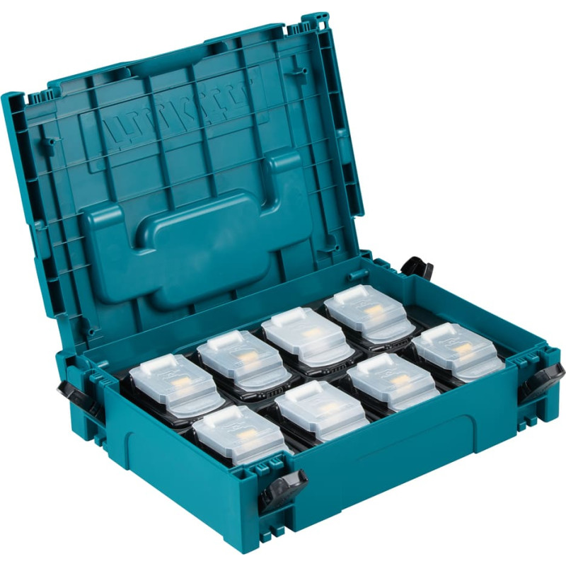 Makita LXT® Lādēšanas komplekts - 18V • BL1850B x8 • LXT® • Makpac 199697-1