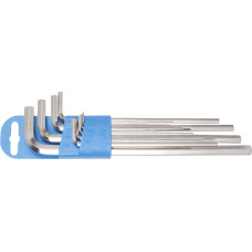 Unior 220/3LPH L-veida seškantatslēgu komplekts, garā on plastic clip 1.5-10