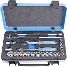 Unior 239A Muciņu komplekts 3/8 metāla kastē 6-22 24gab.