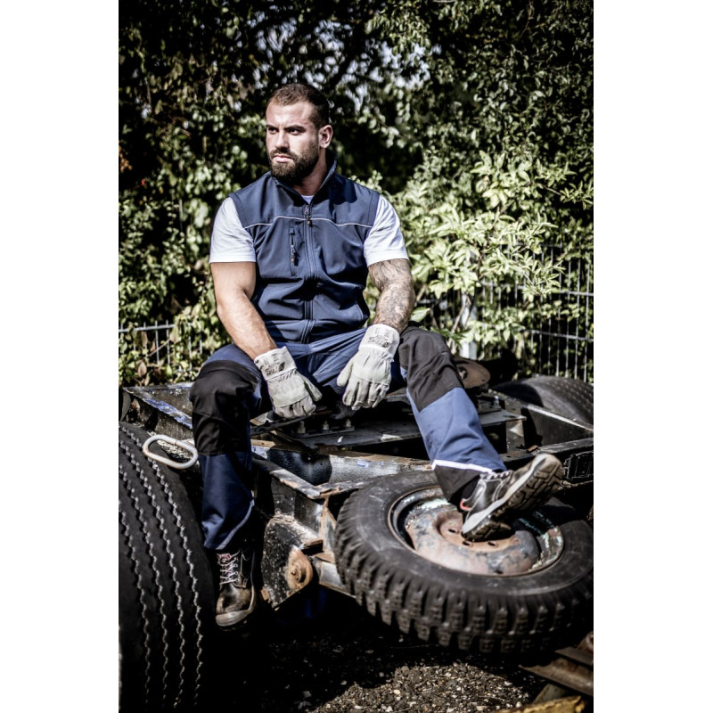 Nitras MOTION TEX LIGHT, softshell veste, tumši zila