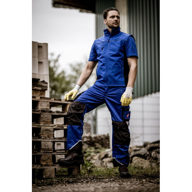 Nitras MOTION TEX LIGHT, softshell veste, karaliski zila/melna