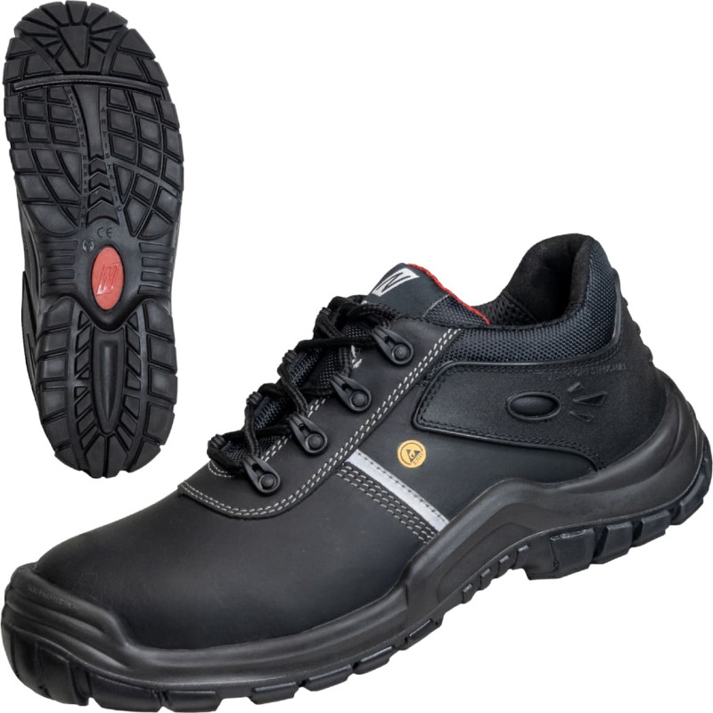 Nitras UTILITY STEP, S3L CI FO SR drošības apavi, melni, EN ISO 20345, EN IEC 61340-4-3, DGUV Regel 112-191