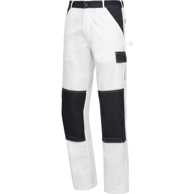 Nitras MOTION TEX LIGHT, darba bikses, garas, balti pelēkas, OEKO-TEX