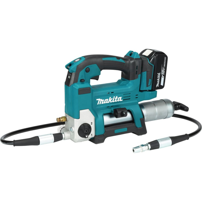 Makita Akumulatora smērvielu pistole - 18V • 410 g • 690 bar DGP180RT
