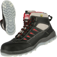Nitras SPORT STEP MID, S3 drošības zābaki, pusaugsti, melni, EN ISO 20345, EN 61340-4-3, DGUV noteikums 112-191