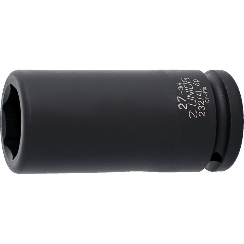 Unior 232/4L6p Triecienizturīga muciņa 3/4, garā, 6-kanšu 17
