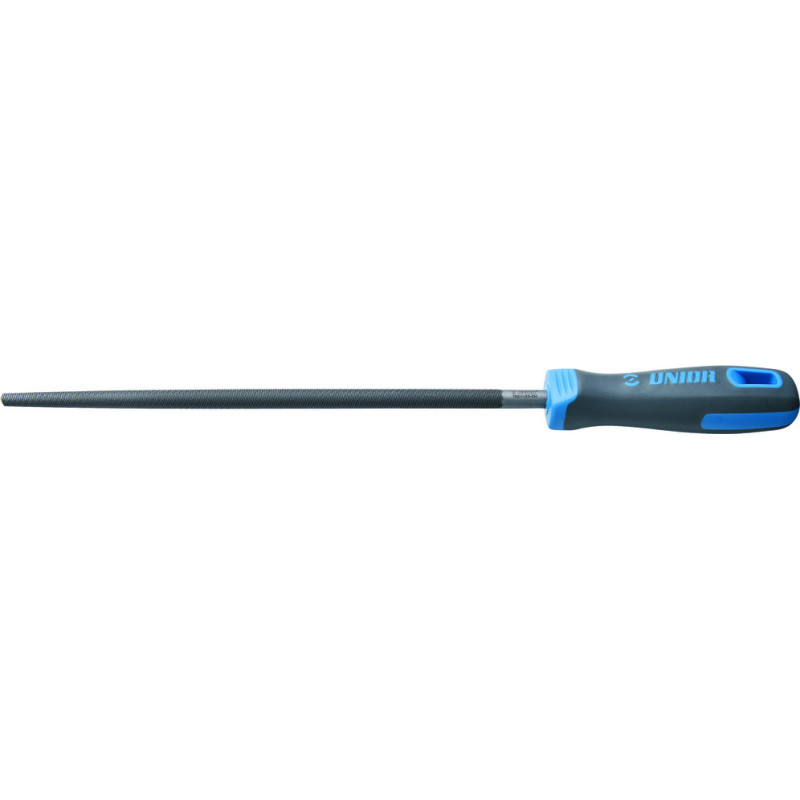 Unior 763HS Round file with handle, smooth 100