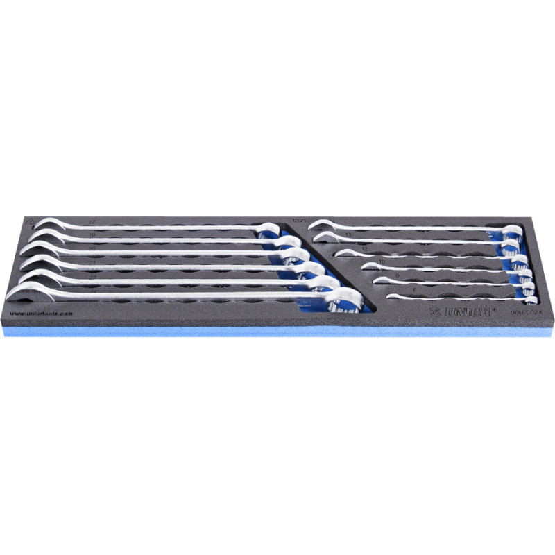 Unior 964ECO2A Komplekts combinations Atslēgas, garā in SOS tool tray 8 - 24/12