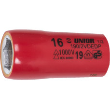 Unior 190/2VDEDP Muciņa ar izolāciju VDE 1/2, 6-kanšu 8