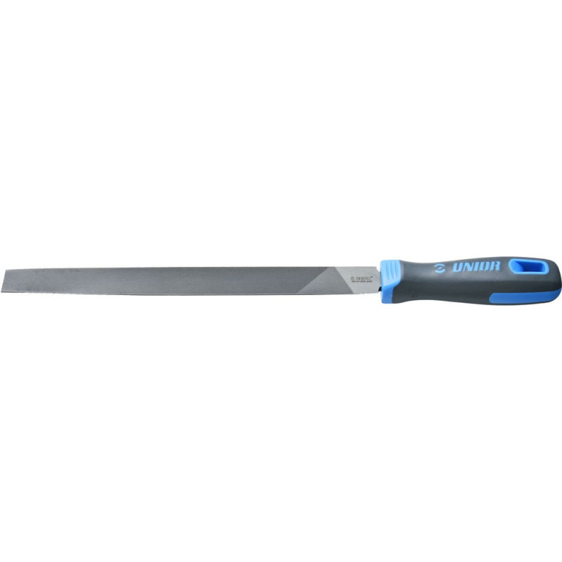 Unior 761H1/2S Half-round file with handle, half smooth 150