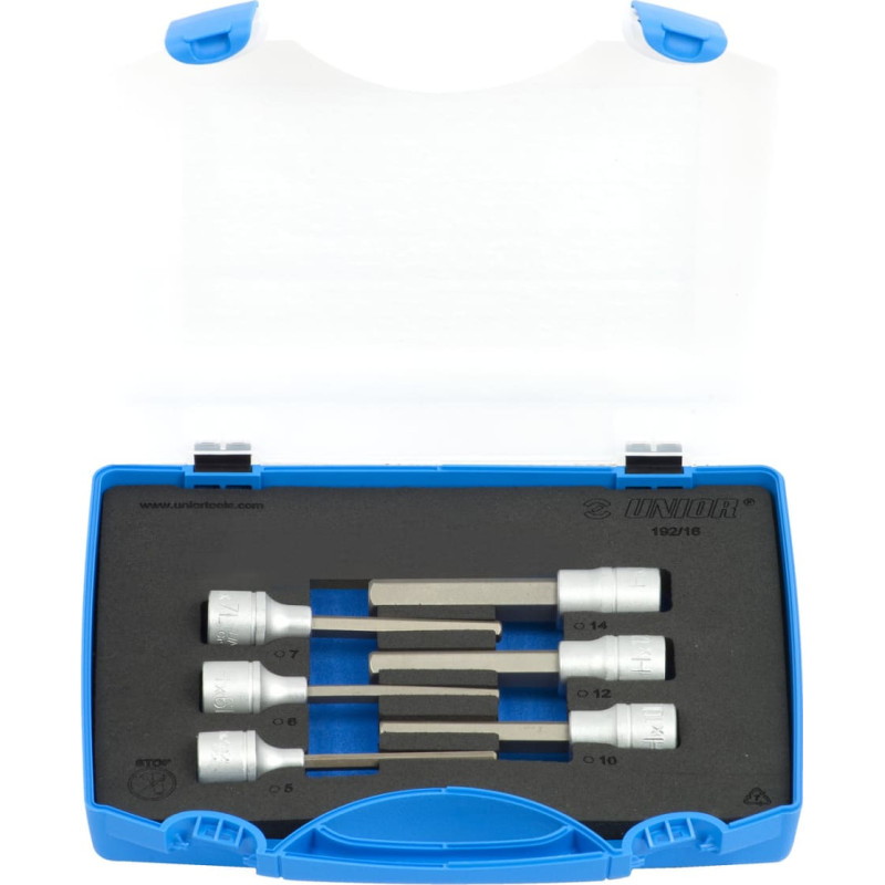 Unior 192/16 Garie seškanši muciņā 1/2 plastmasas kastē 5-14/7