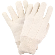 Nitras kokvilnas džersija cimdi, dabīgā krāsā