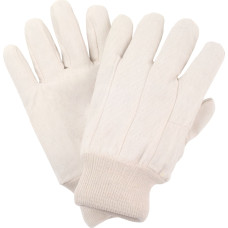 Nitras kokvilnas urbjmašīnas cimdi, dabīgā krāsā