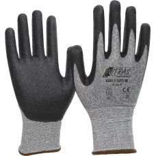 Nitras CUT3 NF, pret griezumu aizsargcimdi, pelēks/melns, EN 388