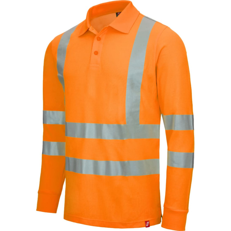 Nitras MOTION TEX VIZ, labi redzams polo krekls ar garām piedurknēm, EN ISO 13688, EN ISO 20471, EN 13758-2