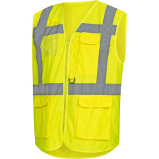 Nitras labi pamanāma veste, neona dzeltena (krāsas kods: 4000), EN ISO 13688, EN ISO 20471, EN 1149