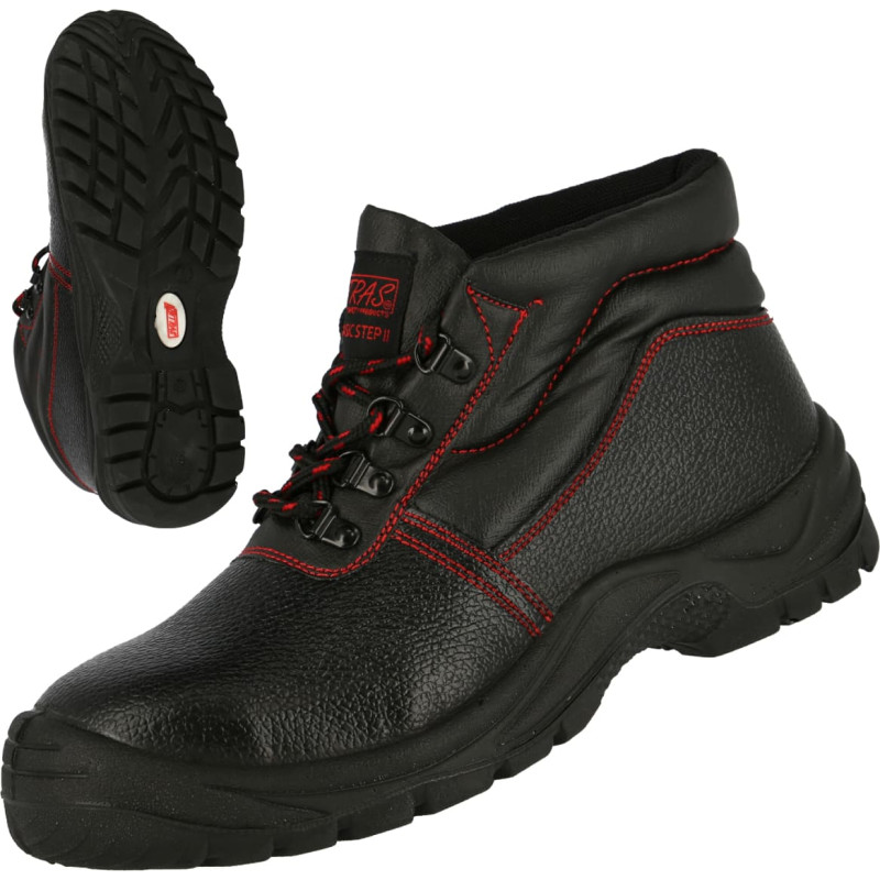 Nitras BASIC STEP MID, S3 drošības zābaki, pusaugsti, melni, EN ISO 20345