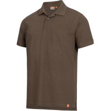 Nitras MOTION TEX LIGHT, polo shirt, brown, OEKO-TEX