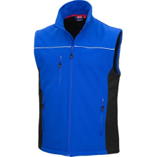 Nitras MOTION TEX LIGHT, softshell waistcoat, royal blue / black