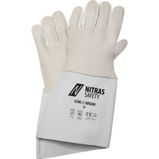Nitras ARGON, welding gloves, grey / grey, EN 388, EN 12477