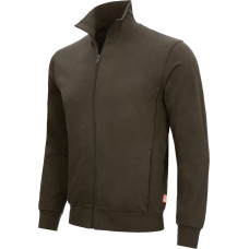 Nitras MOTION TEX LIGHT, sweat jacket, brown OEKO-TEX