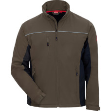 Nitras MOTION TEX LIGHT, softshell jacket, brown / black