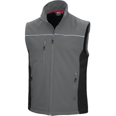 Nitras MOTION TEX LIGHT, softshell waistcoat, grey / black