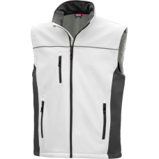Nitras MOTION TEX LIGHT, softshell waistcoat, white / grey