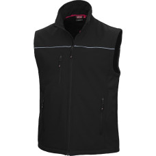 Nitras MOTION TEX LIGHT, softshell waistcoat, black