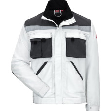 Nitras MOTION TEX PLUS, work jacket, white / grey, OEKO-TEX