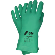 Nitras GREEN BARRIER FLEX, chemical protective gloves, green, EN 388, EN ISO 374