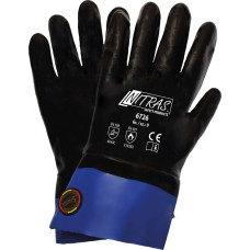 Nitras TAEKI cut protection gloves, grey / natural colour /  black, EN 388, EN 407