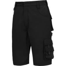 Nitras MOTION TEX PLUS, work trousers, short, black, OEKO-TEX