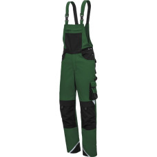 Nitras MOTION TEX PLUS, bib pants, green / black, OEKO-TEX