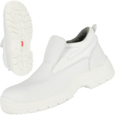 Nitras CLEAN STEP MID SL, S2 safety slipper, white, EN ISO 20345