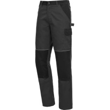 Nitras MOTION TEX LIGHT, work trousers, long, grey / black, OEKO-TEX
