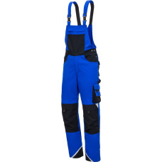 Nitras MOTION TEX PLUS, bib pants, royal blue / black, OEKO-TEX
