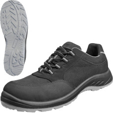 Nitras SOLID STEP, safety shoes, S3S CI FO, durable textile, black, tough PU / PU outsole, black / grey (colour code: 1012), EN ISO 20345, EN IEC 61340-4-3, DGUV Rule 112-191